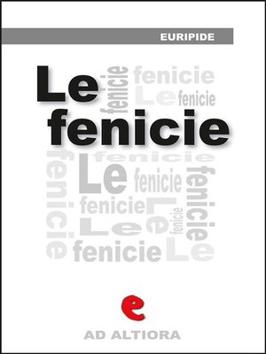 cover image of Le Fenicie
